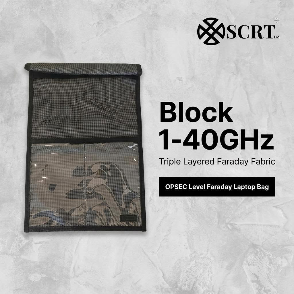 Large Faraday Bag for Laptops - SCRT - It's your choice