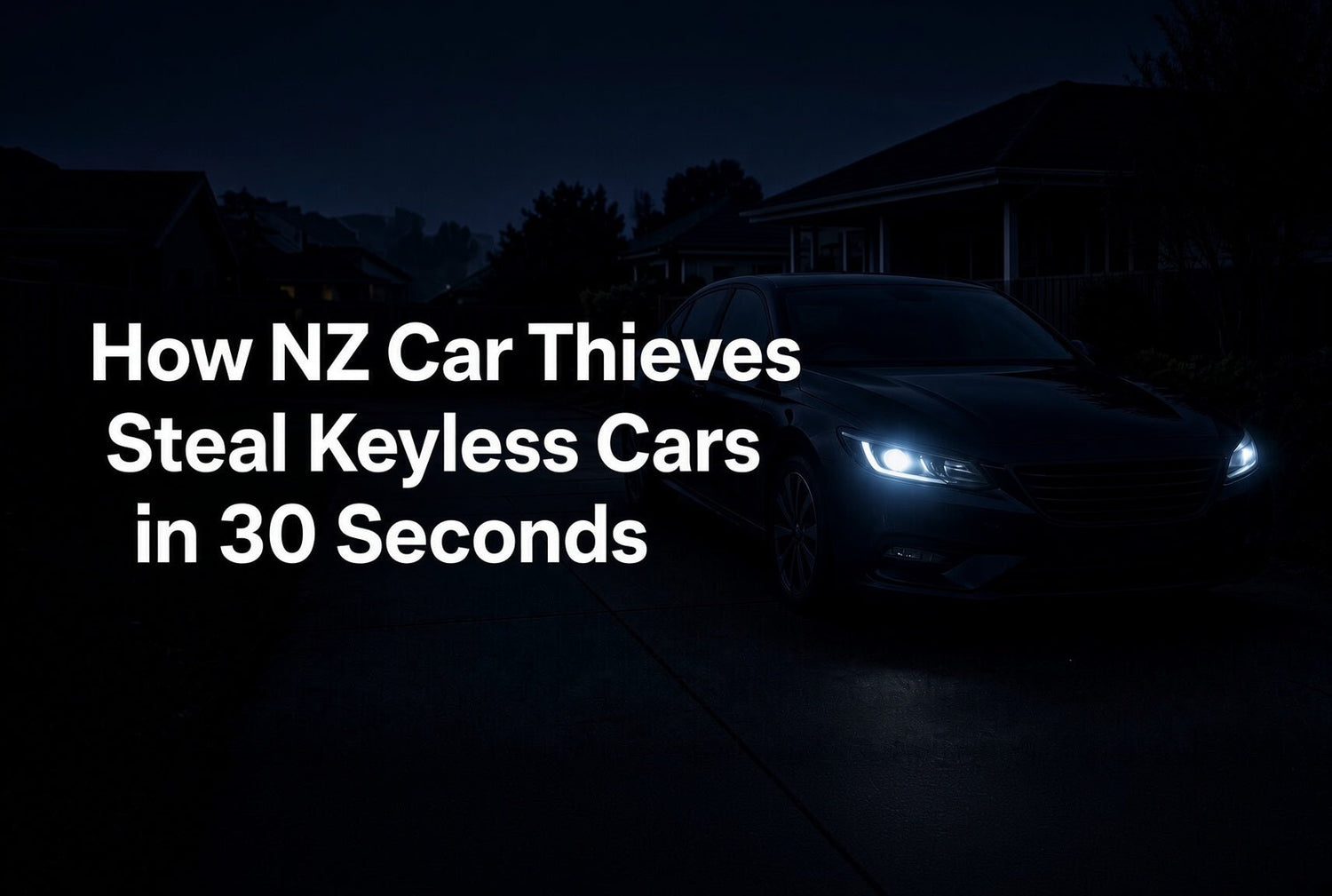 The Silent Key Fob Hack: How NZ Car Thieves Steal Keyless Cars in 30 Seconds - SCRT - It's your choice