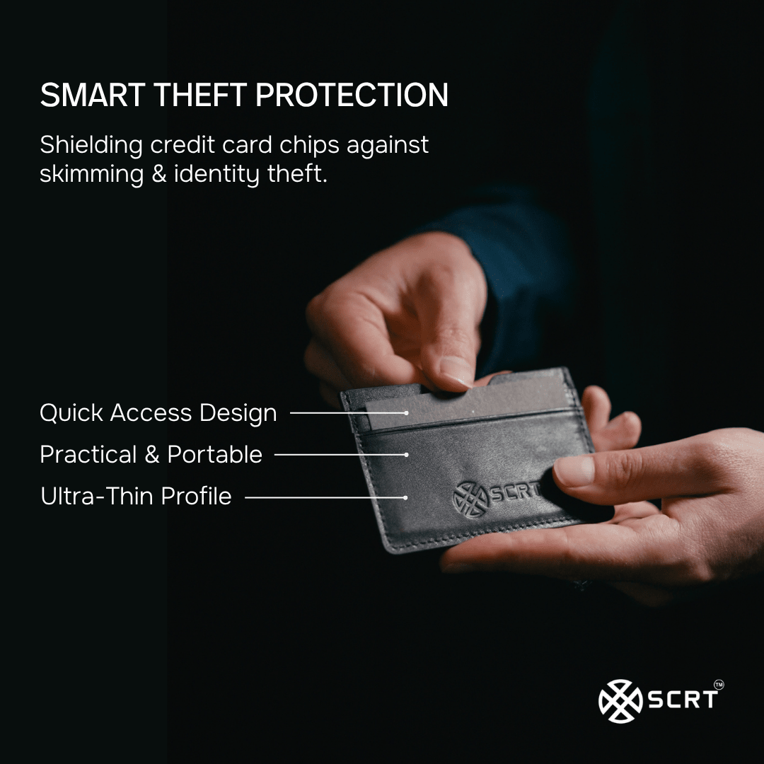 Anti - Theft Card Wallet - SCRT - It's your choice