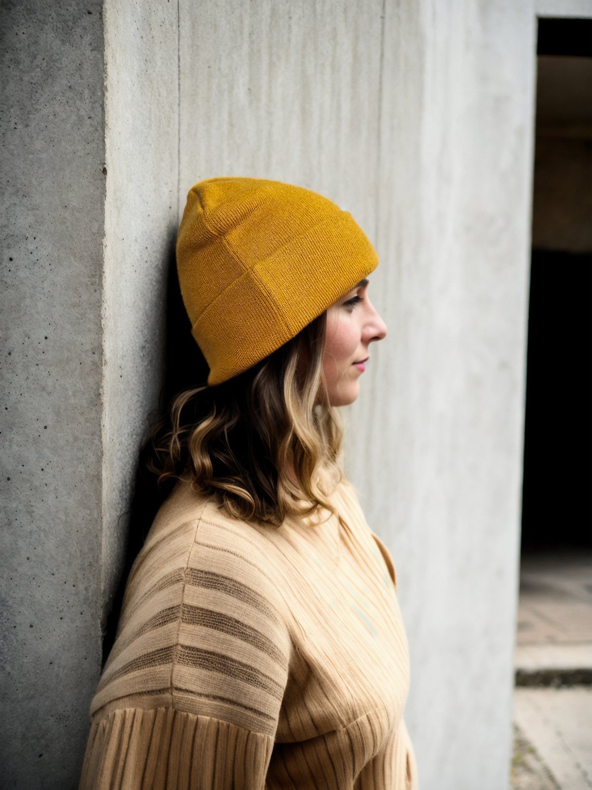 EMF Blocking Warm Wool Beanie by SCRT - Yellow - SCRT - It's your choice