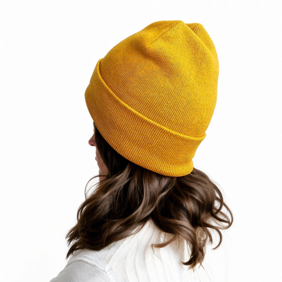 EMF Blocking Wool Beanie - Yellow - SCRT - It's your choice