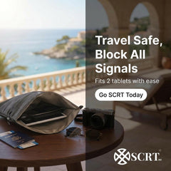 Medium Faraday Bag for Tablets & Travel Laptops - SCRT - It's your choice