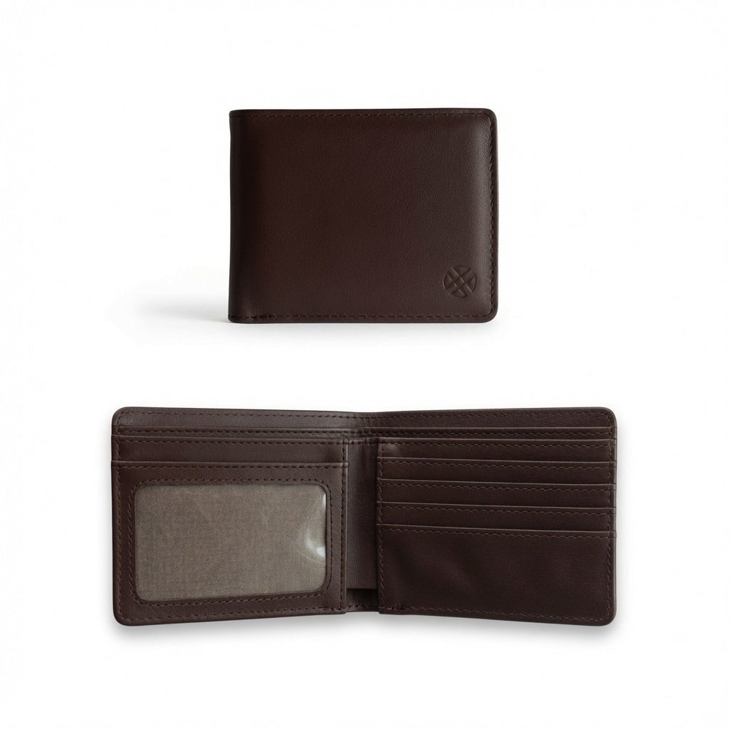 Men's RFID Bifold Wallet - Brown - SCRT - It's your choice