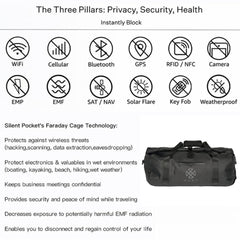SCRT™ Guardian Faraday Duffle 60L Bag - You're in control - SCRT - It's your choice