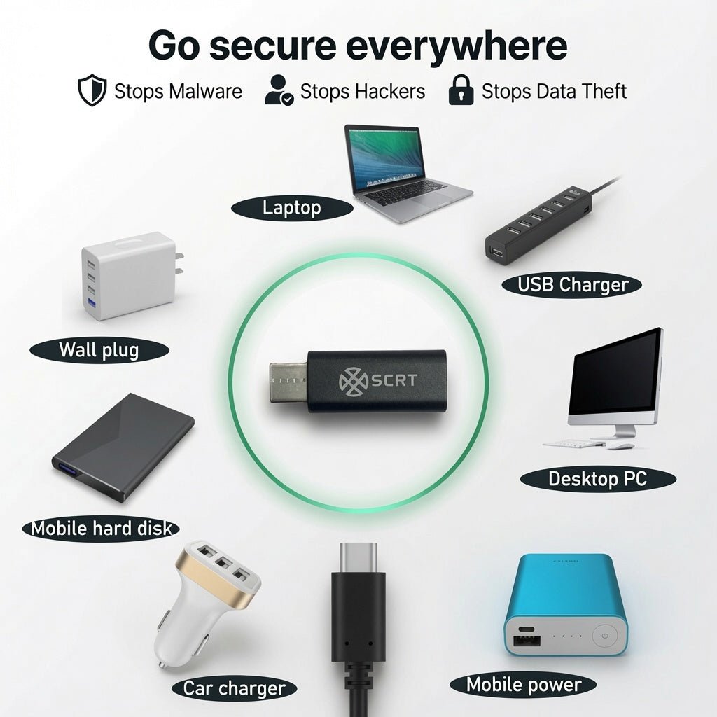 USB Data Blocker - Type C - SCRT - It's your choice